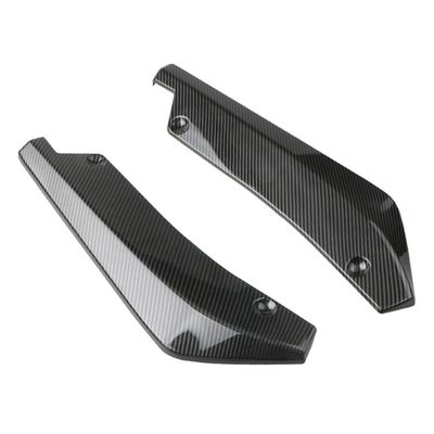 TONGYUYU Rear Bumper Diffuser Spoilers Cars for Peugeot 408 (P54) 2022 2023 2024 2025, Anti Scratch Rear Wrap Angle Protector Exterior Decoration Car Accessories, Carbon Fiber