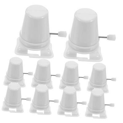 Milisten 10pcs Clockwork Legged Robot Replacement Movements Compact DIY Accessories Wind Up Mechanisms for Walking Animal Crafts
