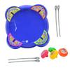 Healifty Pulling Gyro for Fighting Plates Lightweight Plastic Spinning Tops for Hand Eye Coordination and Interactive Desktop Play view 1