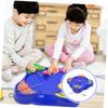 Healifty Pulling Gyro for Fighting Plates Lightweight Plastic Spinning Tops for Hand Eye Coordination and Interactive Desktop Play view 4