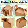 94 Pcs Mini Safari Jungle Animal Plush Giraffe Tiger Elephant Lion Zebra Stuffed Toys Birthday Hat Paper Boxes Adoption Card Fence Blackboard for Adult Adopt Pet Theme Birthday Party Favor Set view 3