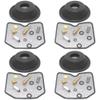 4 Set Carburetor Repair Compatible with GSF600S 1996-2003 GSF600 GSF 600 Compatible With Main Jet Carb Diaphragm Float Parts(2A) view 1