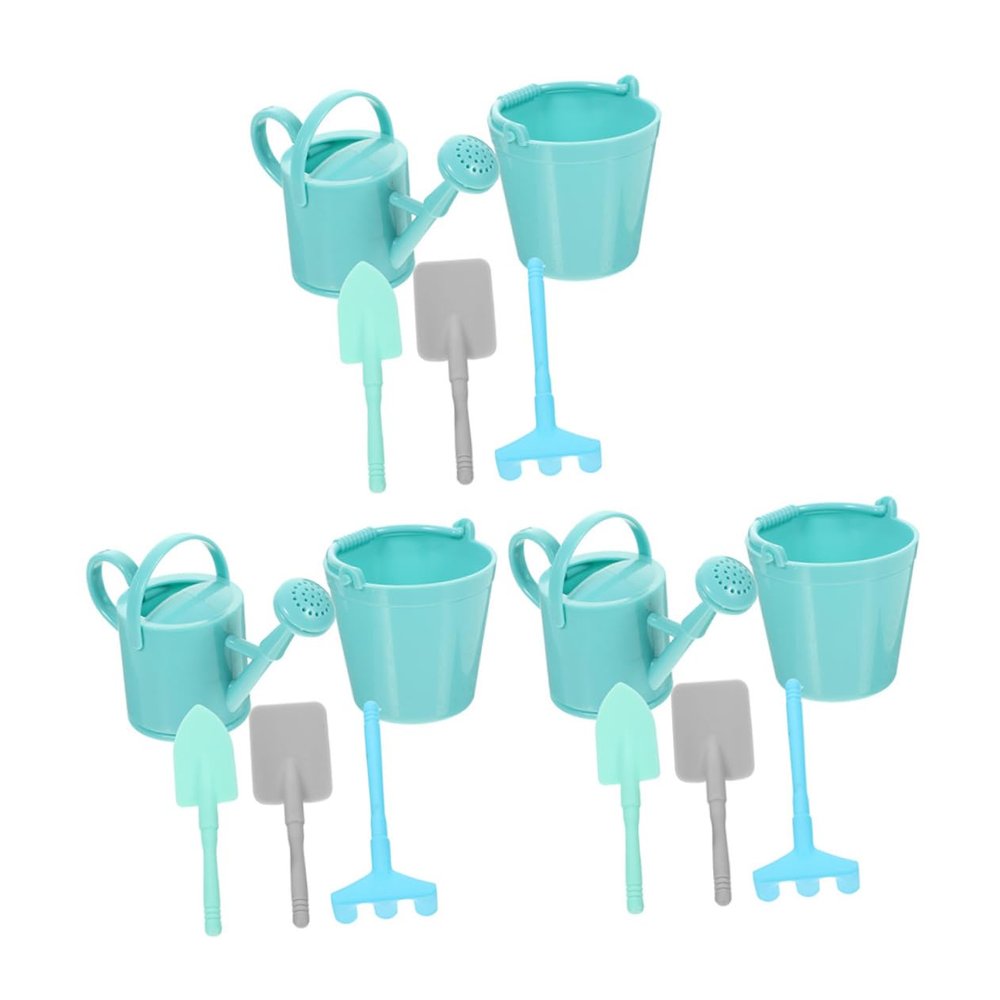 Beaupretty 3 Sets Miniature Gardening Tool with Watering Can and Shovel Model Outdoor Garden Decor for DIY Simulation Planting Accessories for Small Gardens and Miniature Displays