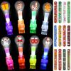 Christmas Party Favors for Kids,32PCS LED Light Up Finger Lights,Christmas Toys Gifts for Students Party Supplies,Novelty Items Classroom Prizes Stocking Stuffers,Extra Gifts 12PCS Slap Bracelets view 1