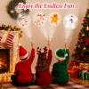 Christmas Party Favors for Kids,32PCS LED Light Up Finger Lights,Christmas Toys Gifts for Students Party Supplies,Novelty Items Classroom Prizes Stocking Stuffers,Extra Gifts 12PCS Slap Bracelets view 2