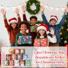 Christmas Party Favors for Kids,32PCS LED Light Up Finger Lights,Christmas Toys Gifts for Students Party Supplies,Novelty Items Classroom Prizes Stocking Stuffers,Extra Gifts 12PCS Slap Bracelets view 3