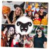 Beaupretty Dark Red Ox Horn Mask PU Material Comfortable Halloween Party Prop Scary Masquerade Cosplay Mask for Festival and Fancy Dress view 2