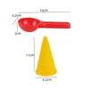 Beaupretty Beach Spoon Plastic Sand Digging Kit with Cartoon Ice Cream Cone Molds Safe and Lightweight for Outdoor Play for Sandcastles and Beach Fun view 2