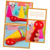 Beaupretty Beach Spoon Plastic Sand Digging Kit with Cartoon Ice Cream Cone Molds Safe and Lightweight for Outdoor Play for Sandcastles and Beach Fun view 3