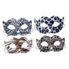 BESPORTBLE 4pcs PVC Leopard Masks for Halloween Party Cosplay Animal Party Accessories Lightweight Small with Vivid Print for Fancy Dress and Performance view 1