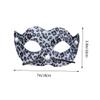 BESPORTBLE 4pcs PVC Leopard Masks for Halloween Party Cosplay Animal Party Accessories Lightweight Small with Vivid Print for Fancy Dress and Performance view 2