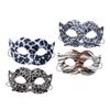 Abaodam 4pcs PVC Leopard Pattern Halloween Masks Animal Party Props for Cosplay Photo Booth Decoration for Dance Performances and Costume Parties view 1