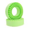 KiBcsLic 2X Tire Inserts for 1/10 RC Crawler Trucks 1 10 Scale Car Accessories Silicone Rubber 1:10 RC Car Part for 146-149mm, Green view 1