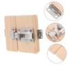 Abaodam Wooden Door Latch Busy Board Part Montessori Sensory for DIY Wooden Lock Accessory Fine Motor Skill Development Learning view 3