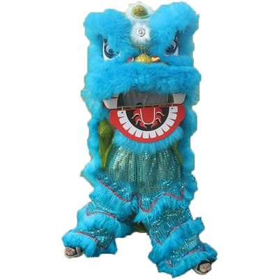 14 Inch Lion Dance Mascot Costume Chinese Traditional Dragon and Lion Dance for 5-12 Age Party Carnival Festivall