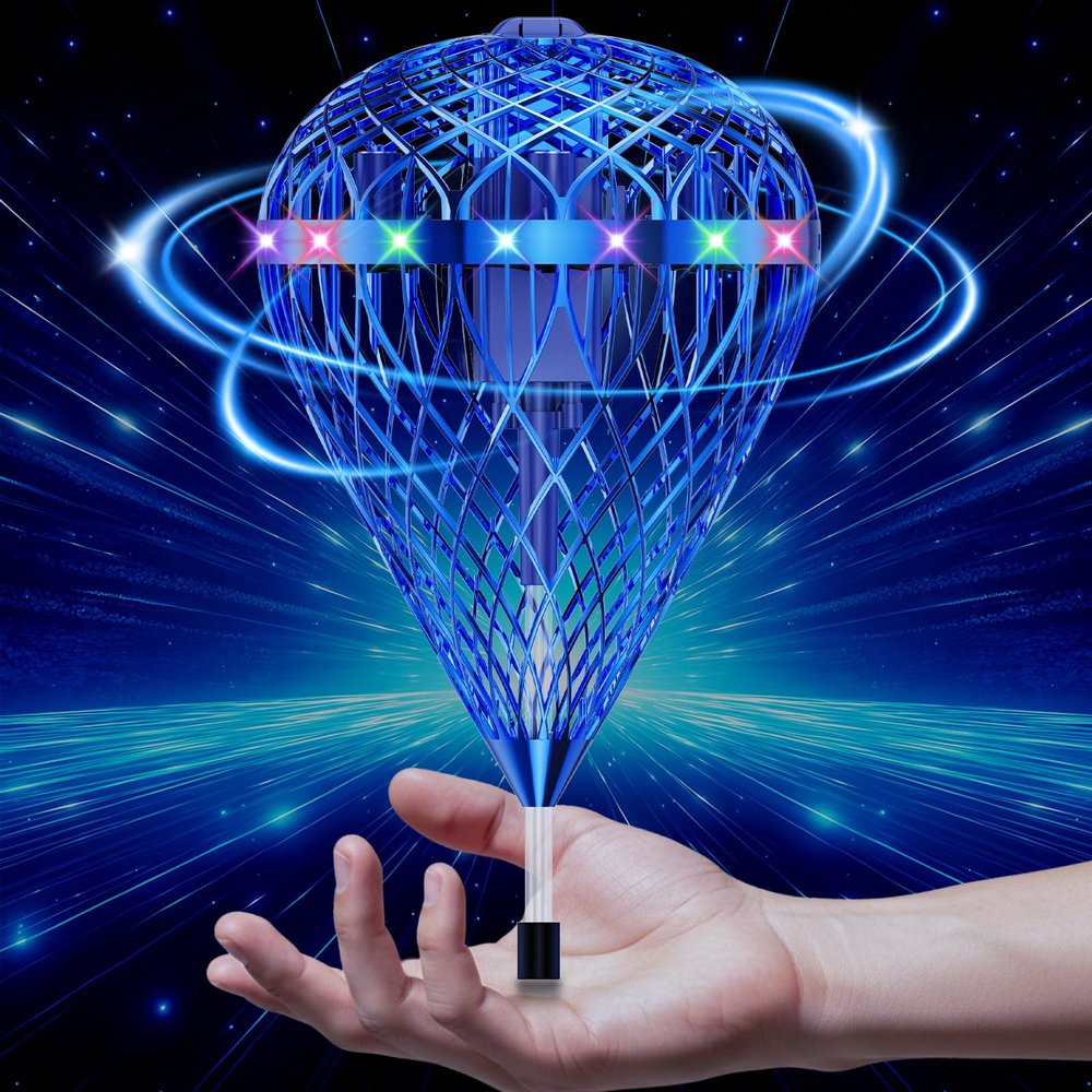 Tikduck 2026 Flying Bouncing Ball Toy - USB Rechargeable, Hand-Controlled with 3D Flips & Multi-Player Fun - Interactive Orb Toy for Kids, Teens & Adults - Indoor & Outdoor Play