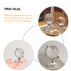 Abaodam 2Pcs Transparent Crystal Globe Ornaments with Solid Base World Map Sphere Sculptures for Desktop Table Decor Creative Festival and Home Display view 4