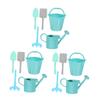Abaodam 3 Sets Miniature Garden Tool with Shovel Rake Simulation Decorations for Small Gardens and Home Planting Wear Resistant DIY Ornaments view 1