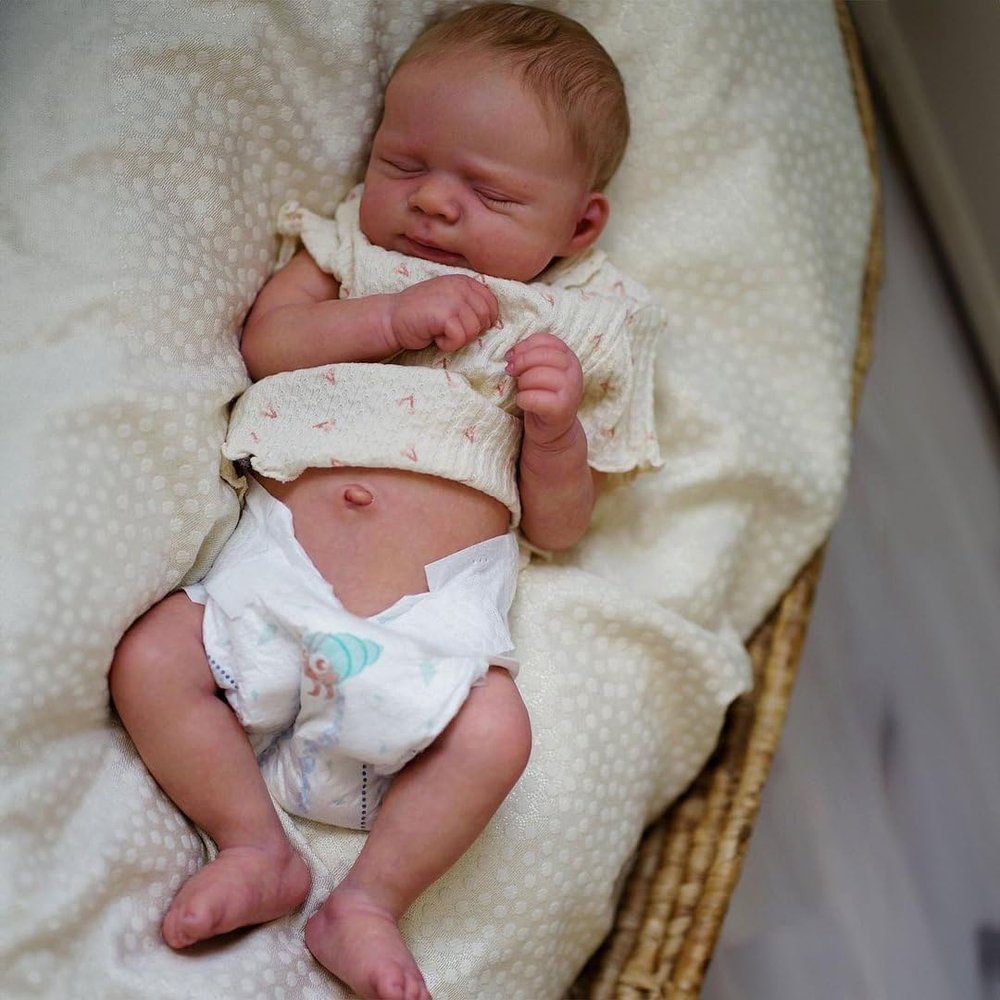 Anano Reborn Baby Dolls Silicone Full Body Boy 18 Inch Realistic Newborn Baby Doll Full Silicone Lifelike Babys Dolls That Look Real Life Like Babys Doll Lifelike Reborn Babies Washable