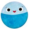 ABCmouse Shapeys Cici Circle Plush Pillow  Soft Two-Tone Blue Learning Buddy for Kids Ages 3+, Circle Shape Recognition, Reading, Snuggling & Geometry Play view 1