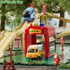 KIZONLY Puzzle Racer Kids Car Track Set, 4-Tier Race Tracks for Kids Ages 3-5 with 3 Cars, Traffic Parts, Trucks for Toddlers 2-4 Years, Floor Puzzle Tracks Car Gift for Boys Girls 3 4 5 Year Old view 2