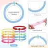 Chanumetal 30 Pcs Christian Bracelets, Stackable Clay Cross Bracelet, Colorful Cross Bracelet for Women, Inspirational Christian Gifts Bulk for Christmas Sunday Team view 2
