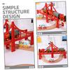 Healifty 2pcs Train Bridge Sturdy Railway Track Accessories Model for Flexible Layout and Play Compatible with Thomas and Other Brands view 2