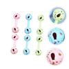 Totority 6Pcs Dumbbell Rattle Educational Grasping Plaything for Newborns Year Old Safe Wrist Strength Trainer Random Color view 4