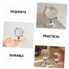 BESPORTBLE 2Pcs Miniature Crystal Globe Ornaments with Solid Base Transparent World Map Sphere for Home Office Desk Decoration Geography Display Study Party view 2