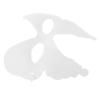 6pcs DIY Paintable Butterfly Paper Masks Blank Plain Handmade Face Masks for Halloween Masquerade Party Crafts and Cosplay Supplies view 1