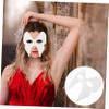 6pcs DIY Paintable Butterfly Paper Masks Blank Plain Handmade Face Masks for Halloween Masquerade Party Crafts and Cosplay Supplies view 3