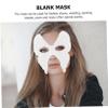 6pcs DIY Paintable Butterfly Paper Masks Blank Plain Handmade Face Masks for Halloween Masquerade Party Crafts and Cosplay Supplies view 4
