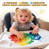 JUPITEARTH 10 Colors Washable Paint Set for Kids Ages 3-6, 4.06oz(120ml), Non-Toxic, Includes Brushes, Cups and Apron, Creative Gift for Toddlers and Preschoolers view 4