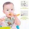 CUPADA Baby Washcloths Farm Cattle Floral Pattern Muslin Face Towels Soft Absorbent Burp Wash Wipes Towel for Newborn Infant, 5 Pack view 3