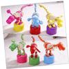 KESYOO 2pcs Wooden Animal Shaped Dinosaur Rocking Natural Cartoon Design Desktop Ornaments Playthings for Boys Random Color view 4