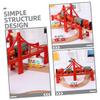 Abaodam 2pcs Train Track Bridges Replacement with Wear Resistant Design Safe Rounded Edges Railway Bridge Accessories for Train Layouts Compatible with Thomas and Other Brands view 3