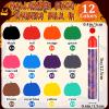 Eersida 192 Pack Halloween Bingo Game Cards and 0.4 oz Dot Daubers Set Includes 144 Bingo Cards and 48 Dot Markers Game Supplies set for Halloween Gifts Party Favor Supplies Family Casino Play Night view 2