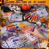 Eersida 192 Pack Halloween Bingo Game Cards and 0.4 oz Dot Daubers Set Includes 144 Bingo Cards and 48 Dot Markers Game Supplies set for Halloween Gifts Party Favor Supplies Family Casino Play Night view 4