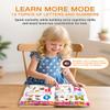 English Interactive Sound Book for Kid,Alphabet & Number Talking Book for Toddlers Age 3-5,Preschool ABC Learning Travel Toy for Boys Girls Birthday Gift 3 4 5 6 Year Old,Sensory Autism Toy,600+ Audio view 4