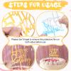 150pcs Gold Happy Birthday Cake Toppers Bulk Mirror Acrylic Cupcake Topper Double-Sided Dessert Decorations for Girls Women's Happy Birthday Sign for Cake Side Cupcake Decorations Party Supplies view 3