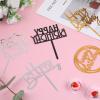 150pcs Gold Happy Birthday Cake Toppers Bulk Mirror Acrylic Cupcake Topper Double-Sided Dessert Decorations for Girls Women's Happy Birthday Sign for Cake Side Cupcake Decorations Party Supplies view 4