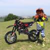 50cc Kids Dirt Bike, Gas Powered 2-Stroke Mini Motocross Motorcycle with Off-Rode Tire & Front Rear Disc Brakes, Off-Road Dirtbike for Kids 8-14, Up to 25 Mph, Max Load 330 LBS view 2