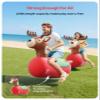 QPAU Inflatable Reindeer Hopper Bouncy Toy 2PCS with Fabric Cover & Pump, Ride On Toys for Kids 5+ & Adults, Christmas Reindeer Inflatable Animal Bouncer, Outdoor Play view 4