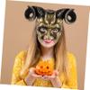 Toddmomy Gold Ox Horn Lightweight Breathable Party Accessory for Halloween Carnival Cosplay Unisex with Elastic Band for Comfortable Fit view 2
