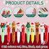 20 Sets Christmas Notepads with Pens Merry Christmas Mini Notebooks Colorful Xmas Ballpoint Pens Santa Snowman Pocket Notebook for Winter Xmas Party Home Staff Teacher Coworker School Office Gifts view 4