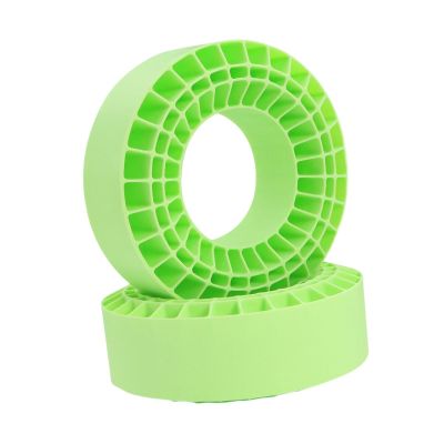 Colaxi 2X Tire Inserts for 1/10 RC Crawler Trucks 1:10 RC Car Part Waterproof 1 10 Scale Car Accessories for 146-149mm Hobby Cars, Green