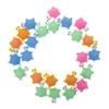 Abaodam 24Pcs Tortoise Shaped Animal Erasers for School Cartoon Pencil Erasers and Fun Study Supplies Gift Random Color view 1