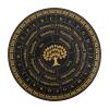 Fukaisu Divination Pendulum Board, 11 Inch Wooden Tree of Life Pendulum Dowsing Board with Letters Divination Tools Witchcraft Supplies for Beginner Professional view 1