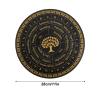 Fukaisu Divination Pendulum Board, 11 Inch Wooden Tree of Life Pendulum Dowsing Board with Letters Divination Tools Witchcraft Supplies for Beginner Professional view 2