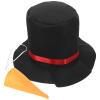 Beavorty 1 Set Snowman Cosplay Hat Photography Prop Snowman Making Hat Cosplay Costume Supply for Christmas Winter Party Favor view 1